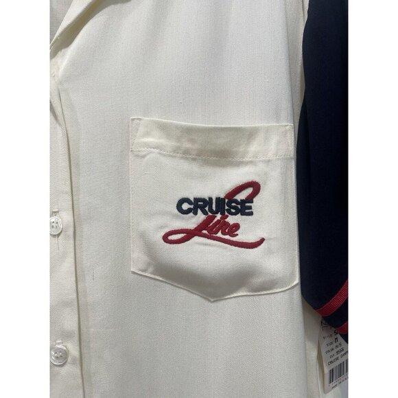 Rare Vintage 90s Bowling Cruise Line Shirt As Seen On Phoebe Buffay In Friends - Picture 5 of 14